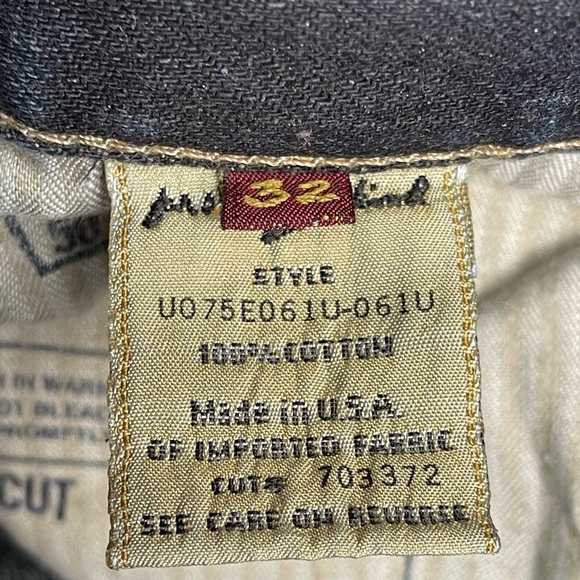 7 FOR ALL MANKIND MEDIUM WASH DISTRESSED BOOTCUT SZ 32 - Picture 7 of 10